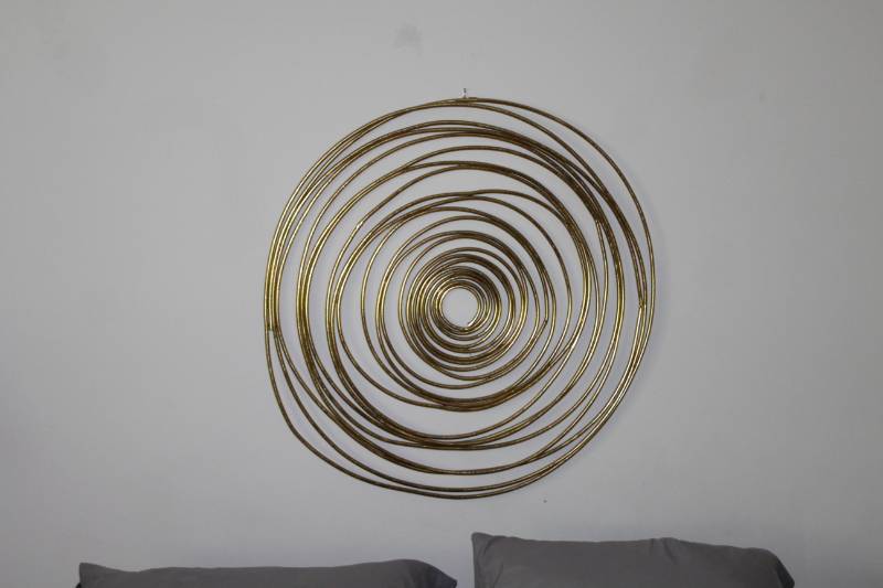 lot 134 image: Spiral Wall Art