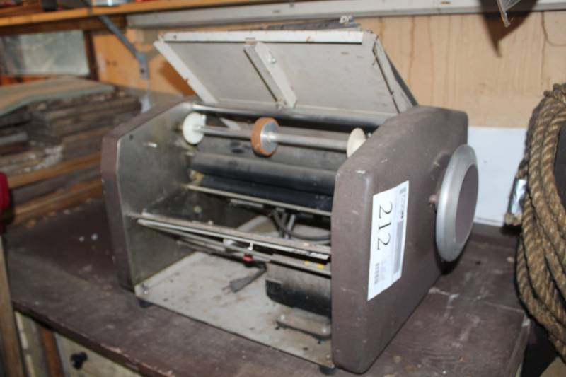 lot 212 image: Martin Yale Business Machines Folder