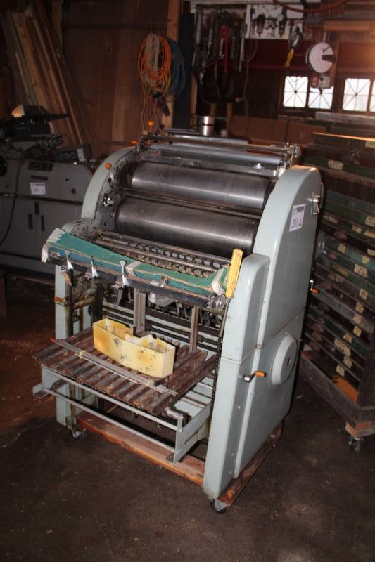 lot 201 image: MGD Duplicator 24-inch Offset Press