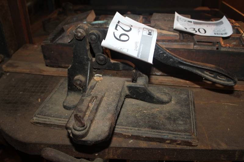 lot 229 image: Wesel Cutter