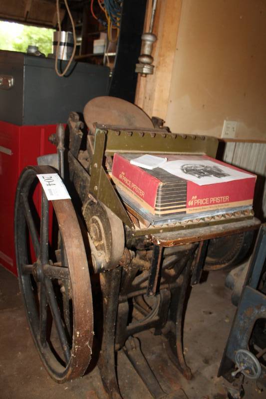 lot 204 image: 8x12in. Press with Redington Counter