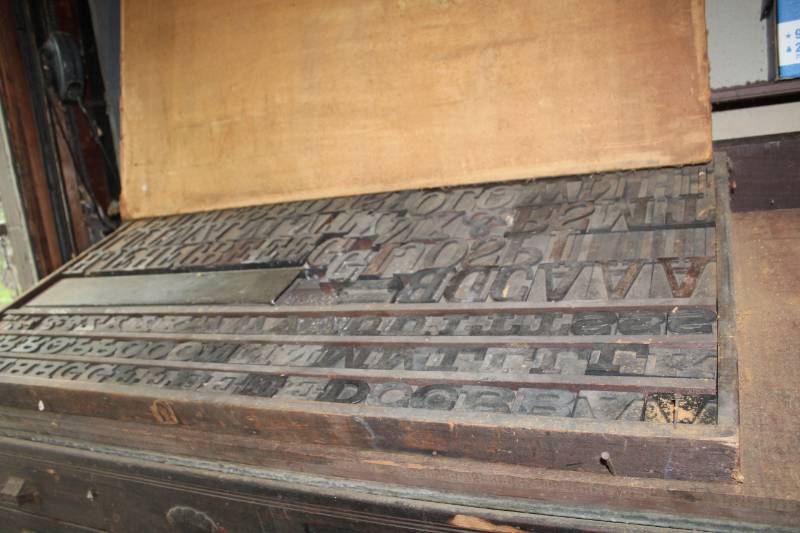 lot 231 image: Printing Press Letters