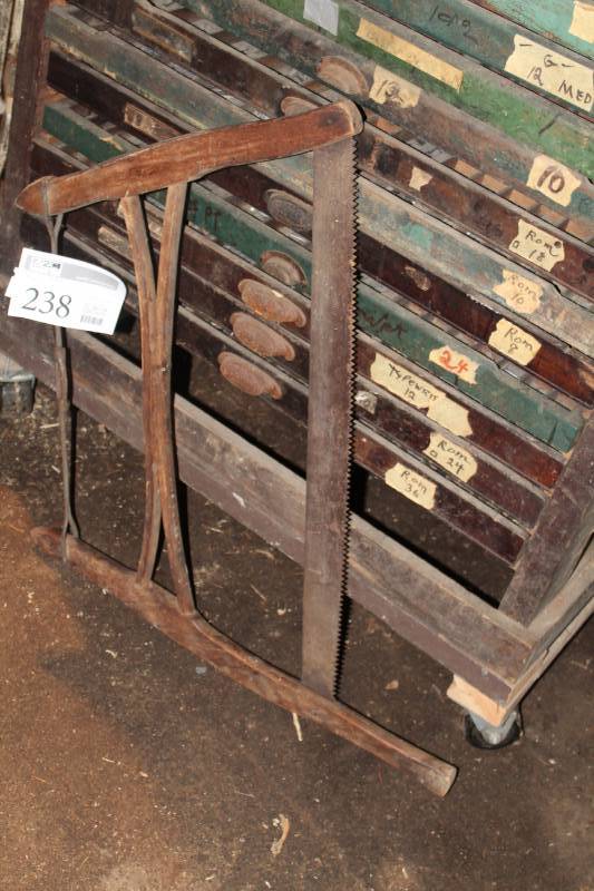 lot 238 image: Wood Tree Saw