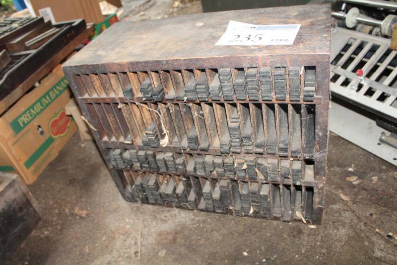 lot 235 image: Wood Storage Cabinet with Spacers