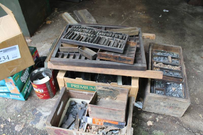 lot 234 image: Printing Press Typeset