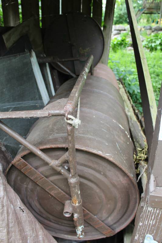 lot 248 image: Lot of (3) Metal Water Roller Drums
