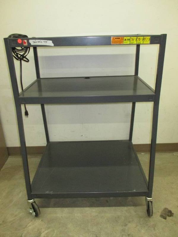 lot 12 image: Bratford Metal Cart With Electrical on Wheels