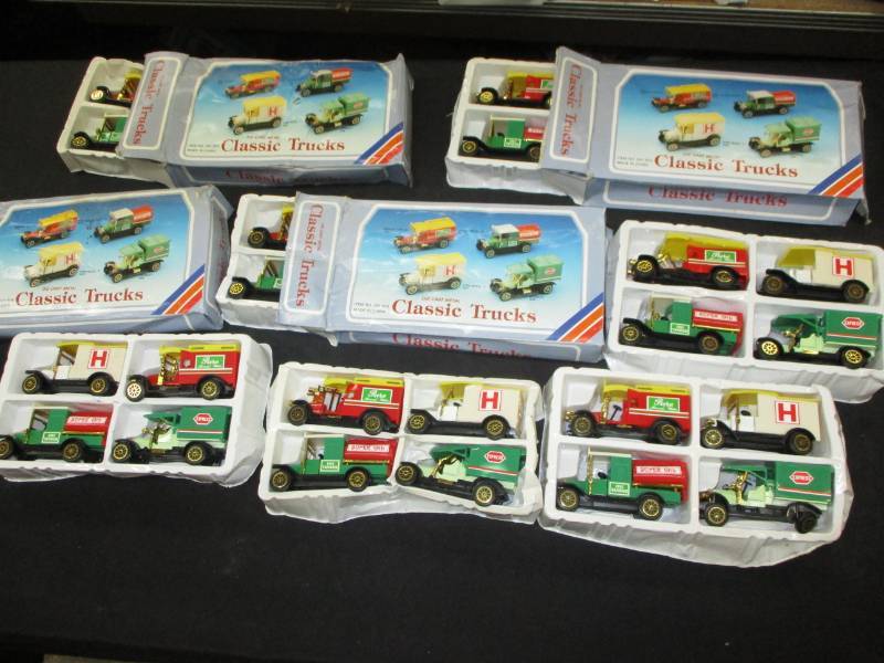 lot 16 image: Diecast Classic Trucks, Multiple Boxes of 4