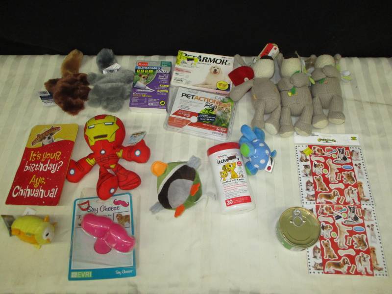 lot 27 image: Dog and Cat Toys and Meds