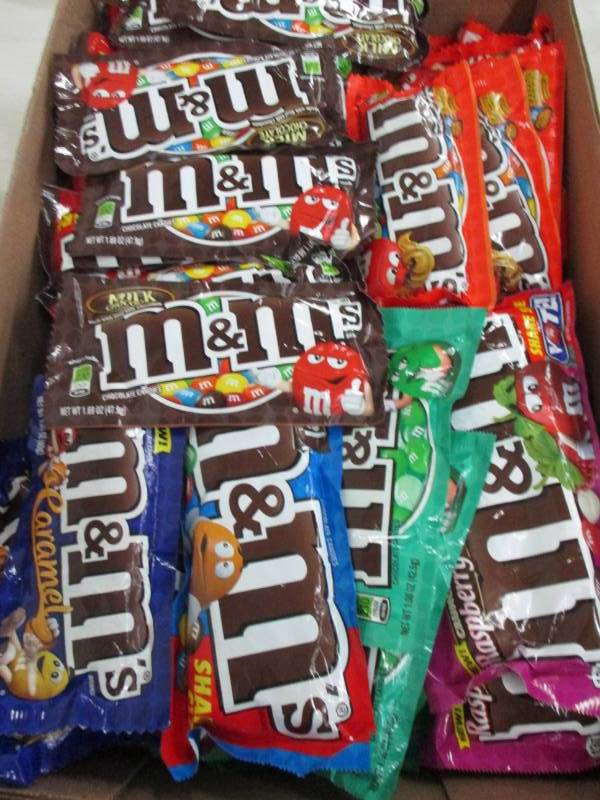 lot 153 image: 44 Packs of M&Ms