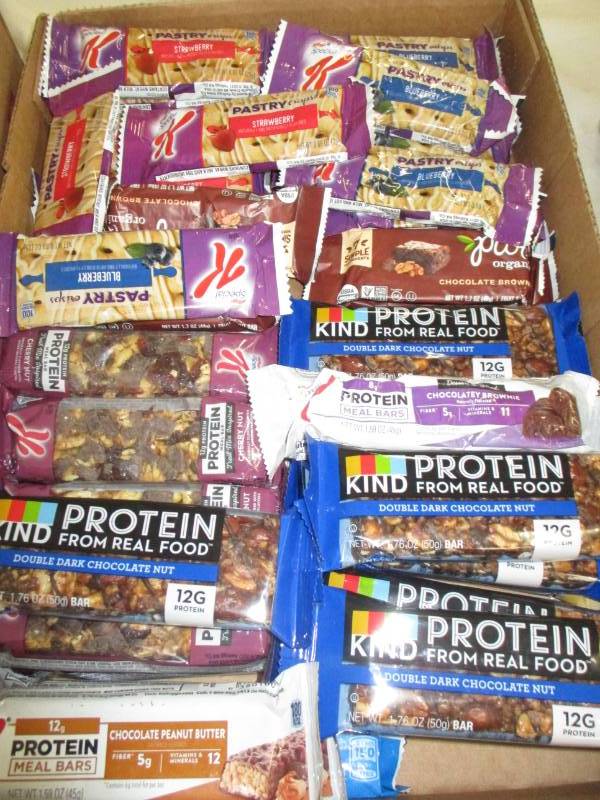 lot 173 image: 46 Protein Bars