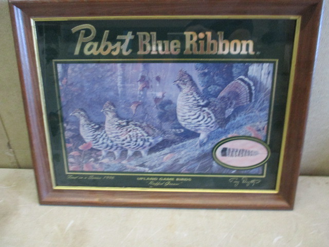 lot 59 image: Pabst Grouse Mirror