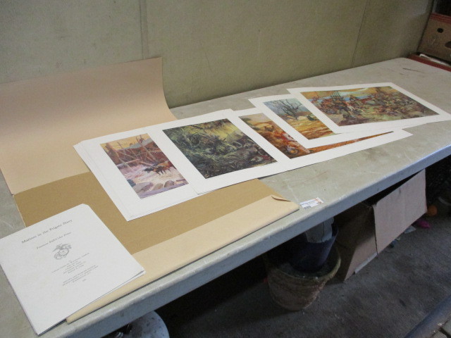 lot 101 image: Marines Prints