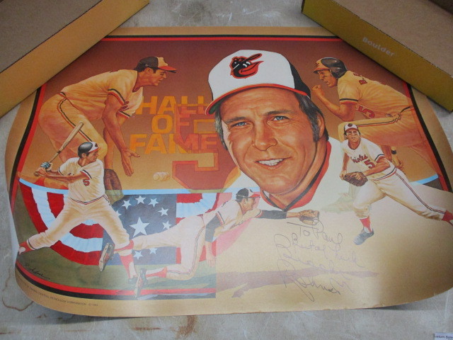 lot 104 image: Brooks Robinson Poster