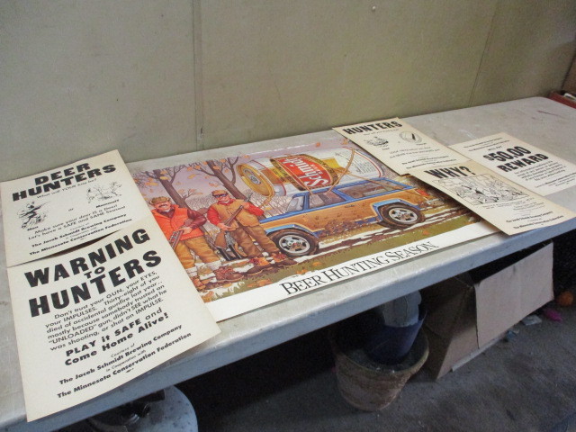 lot 106 image: Schmidts Beer Posters