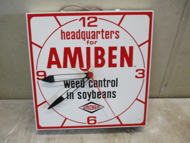 lot 116 image: Amiben Advertising Clock
