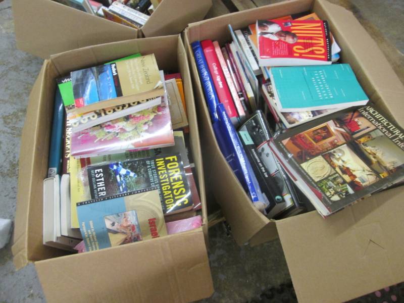 lot 1 image: 2 Boxes of Assorted Non Fiction Boo...