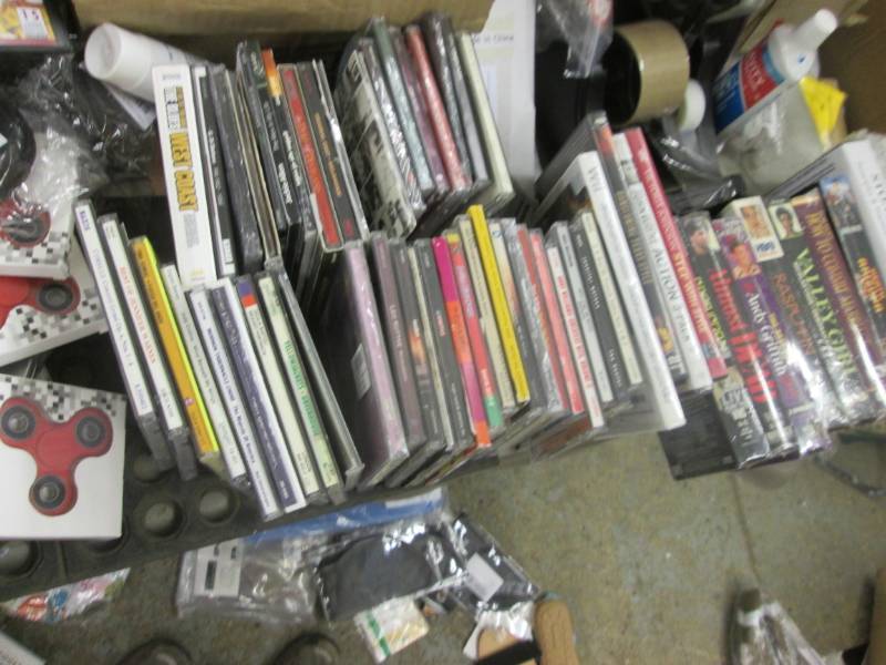 lot 9 image: Media Lot Music CDs, VHS, DVDs, ...
