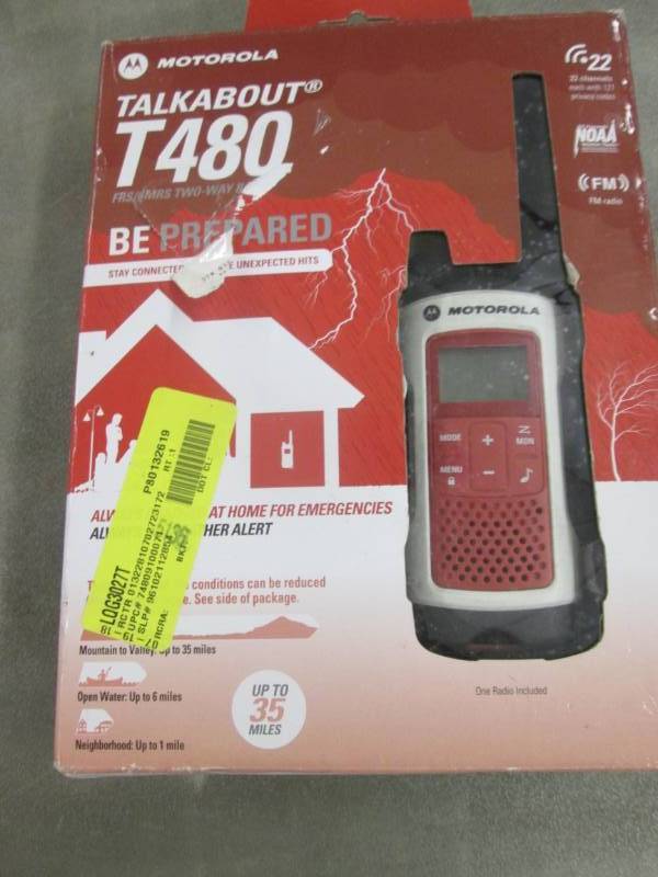 lot 28 image: Motorola 2 Way Radio...