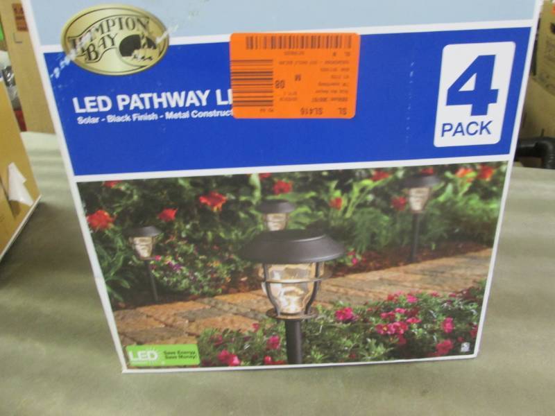 lot 86 image: Hampton Bay Solar Black Outdoor Int...