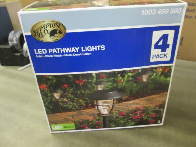 lot 87 image: Hampton Bay Solar Black Outdoor Int...
