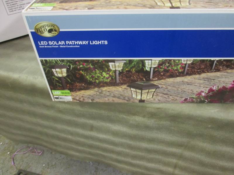 lot 95 image: Hampton Bay Solar Powered Dark Bron...