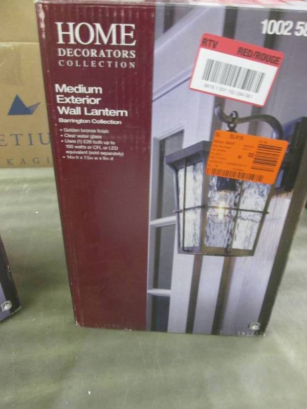 lot 100 image: Home Decorators Collection 1-Light ...