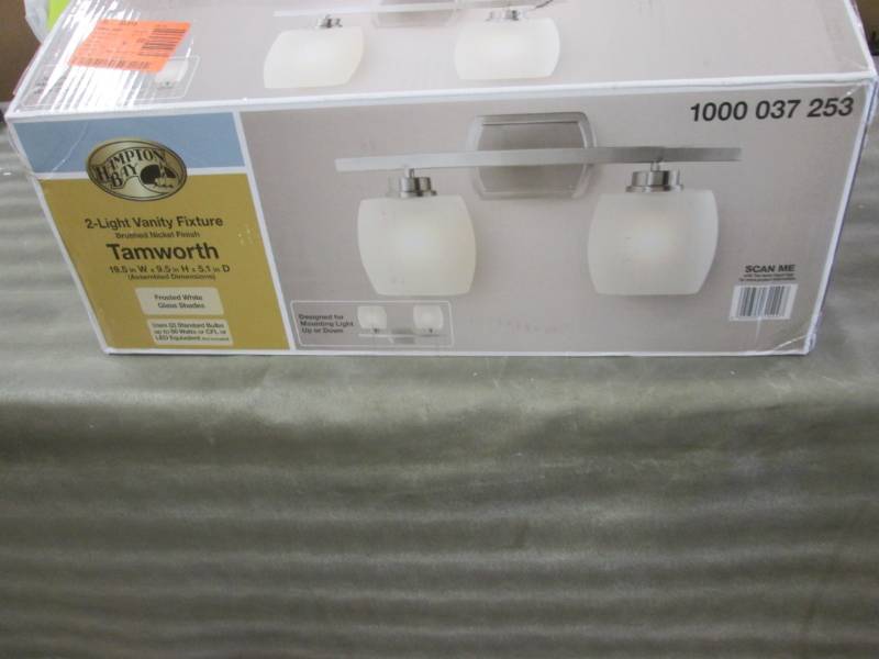 lot 103 image: Hampton Bay Tamworth 2-Light Brushe...
