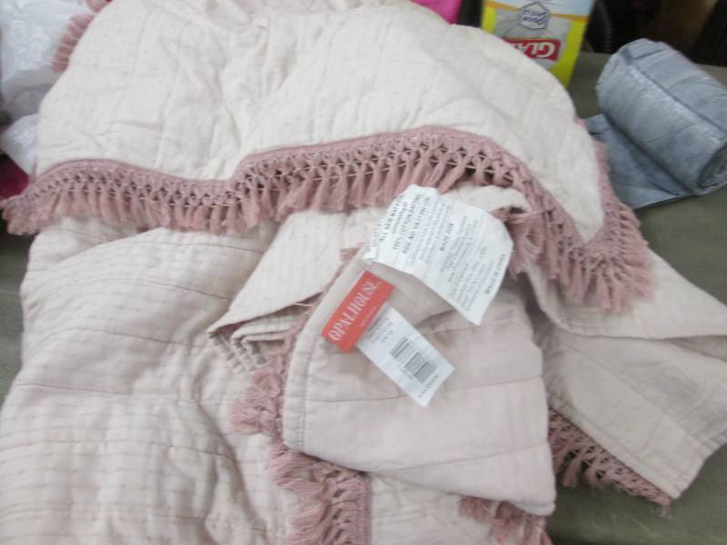 lot 127 image: Opal House Bedspread 88x92 with 2 P...