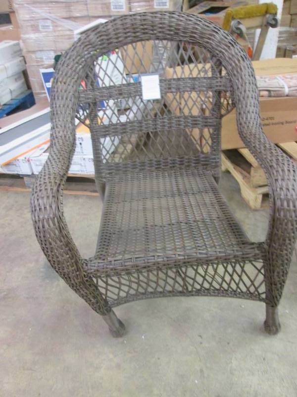 lot 166 image: Threshold Sheridan Patio Club Chair...