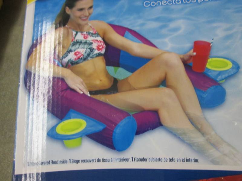 lot 183 image: Swimways Connecting Pool Float open...
