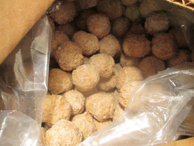 lot 235 image: 30 Lb Frozen  Precooked Meatballs...