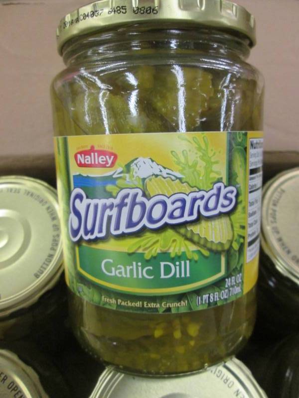 lot 262 image: 2 Cases of 6-24 fl oz Jars Nalley S...