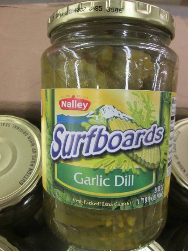 lot 266 image: 2 Cases of 6-24 fl oz Jars Nalley S...