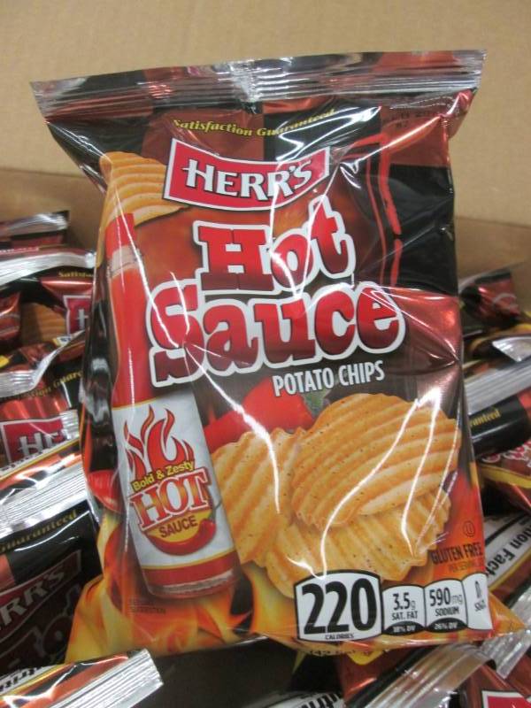 lot 269 image: Case of 30 - 1.5 oz Hot Sauce Potat...