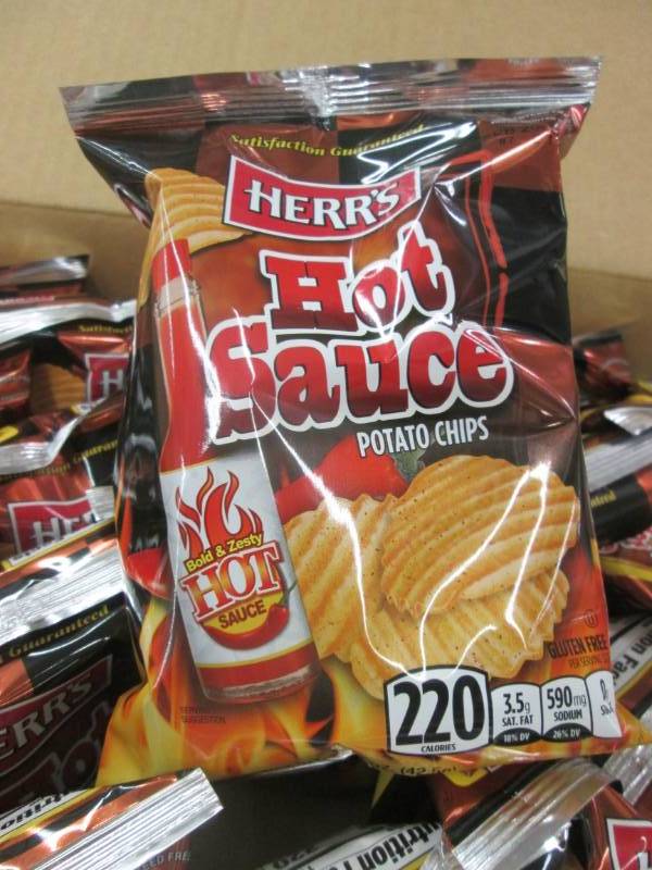 lot 271 image: Case of 30 - 1.5 oz Hot Sauce Potat...