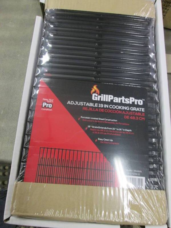 lot 299 image: Case of 8 GrillPartsPro Adjustable ...