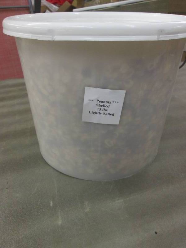 lot 310 image: 15 lb Bucket of Lightly Shelled Sal...