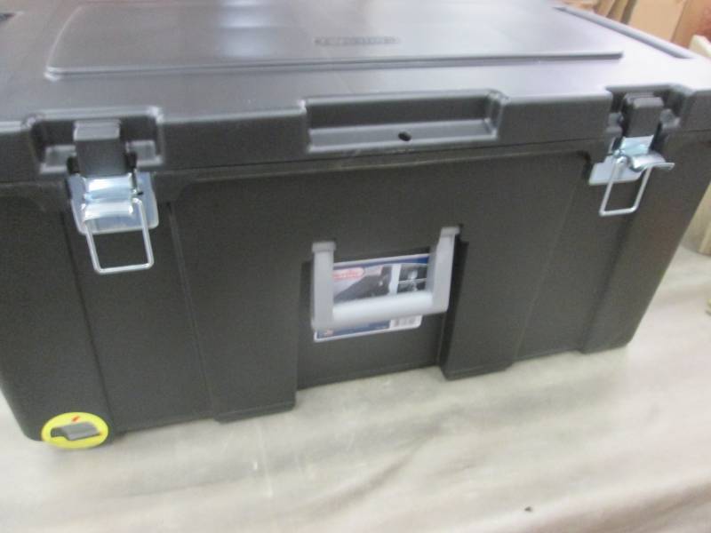 lot 329 image: Sterilite Footlocker 31 14 x 17 5...
