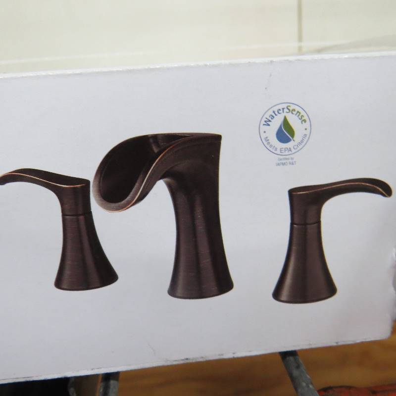 lot 16 image: Pfister Brea 8 In. 2-Handle Bathroom Faucet in Tuscan Bronze