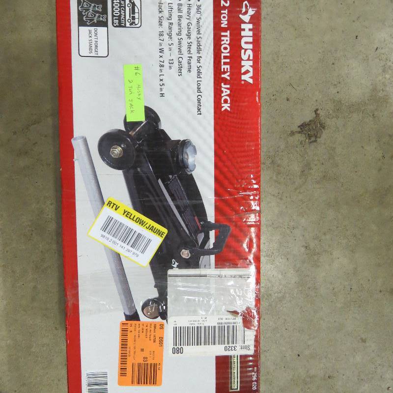 lot 6 image: Husky 2-Ton Trolley Jack