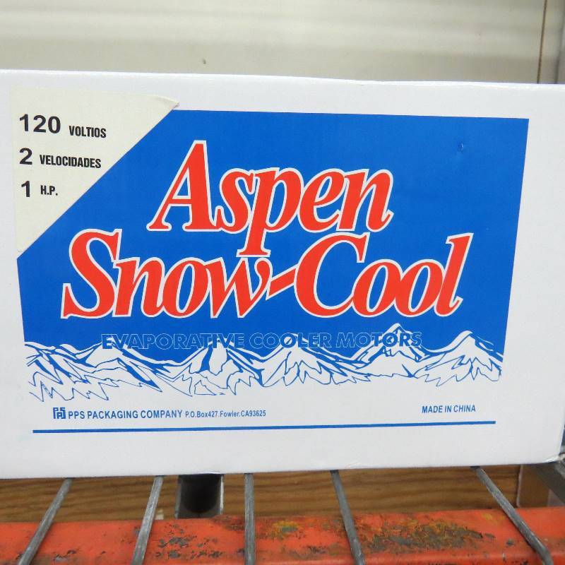 lot 46 image: Aspen Snow-Cool 2-Speed 1 HP 120-Volt Evaporator Cooler Replacement Motor