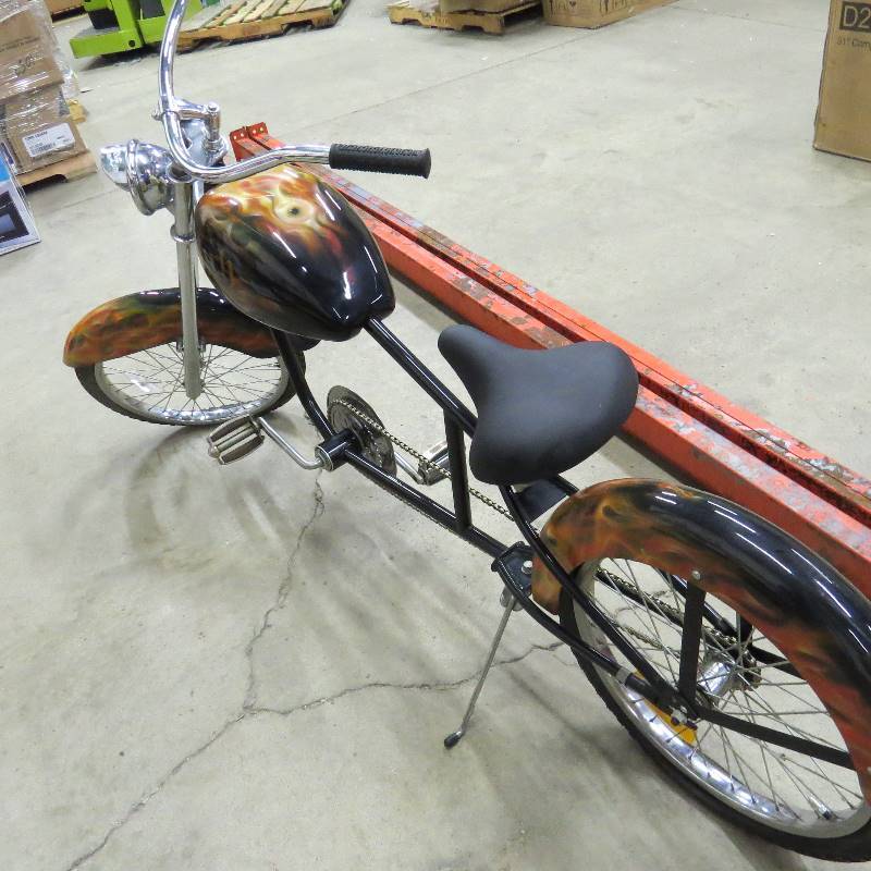 lot 72 image: Hard Rock Casino and Hotel Las Vegas - Limited Edition (#B006) - Custom Built Chopper Bicycle