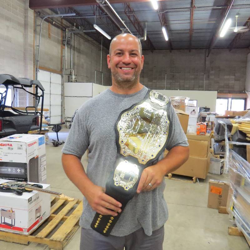 lot 71 image: UFC Heavyweight Belt - Official replica