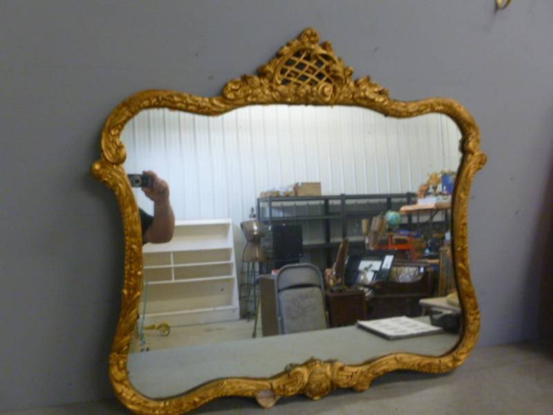 lot 103 image: Antique Mirror