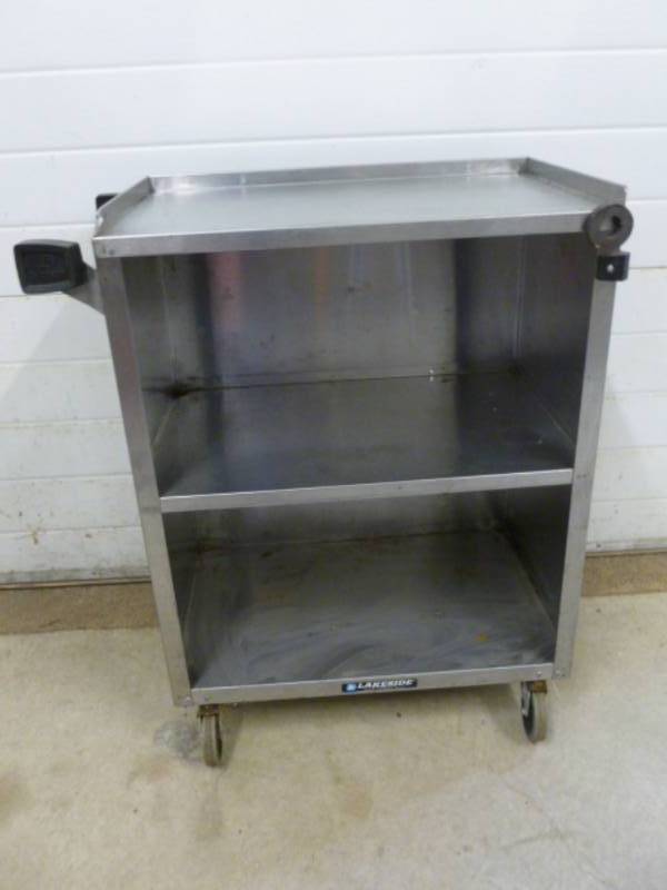 lot 106 image: Stainless Steel Cart