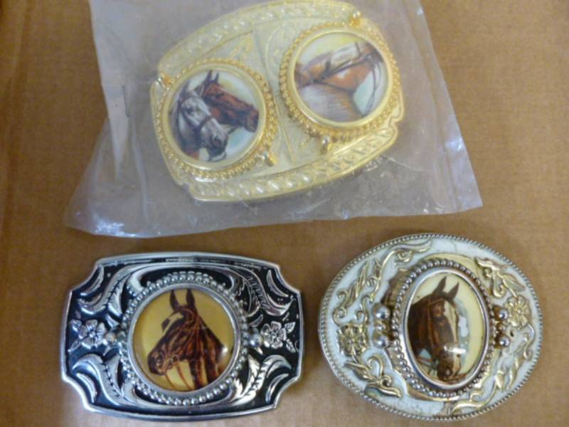 lot 173 image: Collectible Belt Buckles