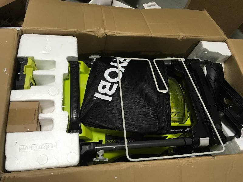 lot 50 image: Ryobi 40V 20 Brushless Push Mower not used