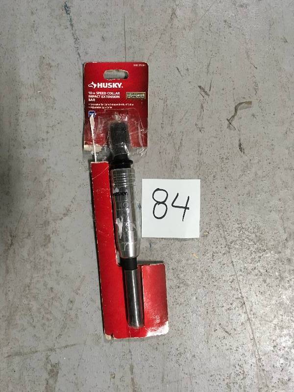 lot 84 image: Husky 10 in Speed Collar Impact Extension Bar