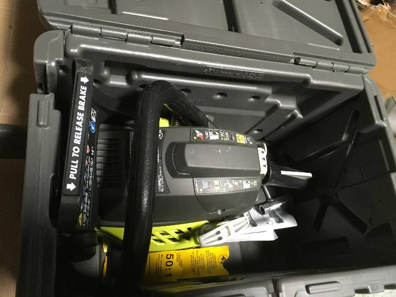 lot 98 image: Ryobi 14 in Gas Chainsaw in good working condition